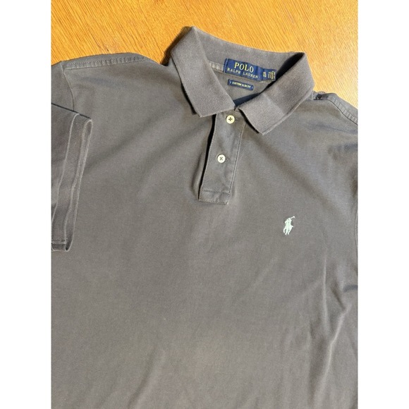 Polo Ralph Lauren Other - Polo Ralph‎ Lauren Polo Shirt XL Custom Slim Fit Gray Green Pony